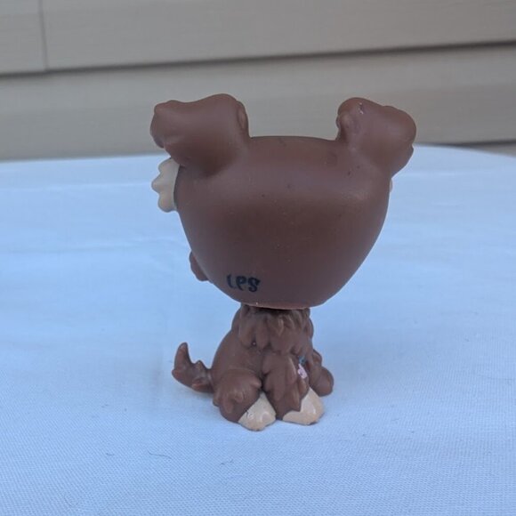 LPS Littlest Pet Shop White and Tan Bunny #322 Brown Schnauzer #2270 - Picture 4 of 10